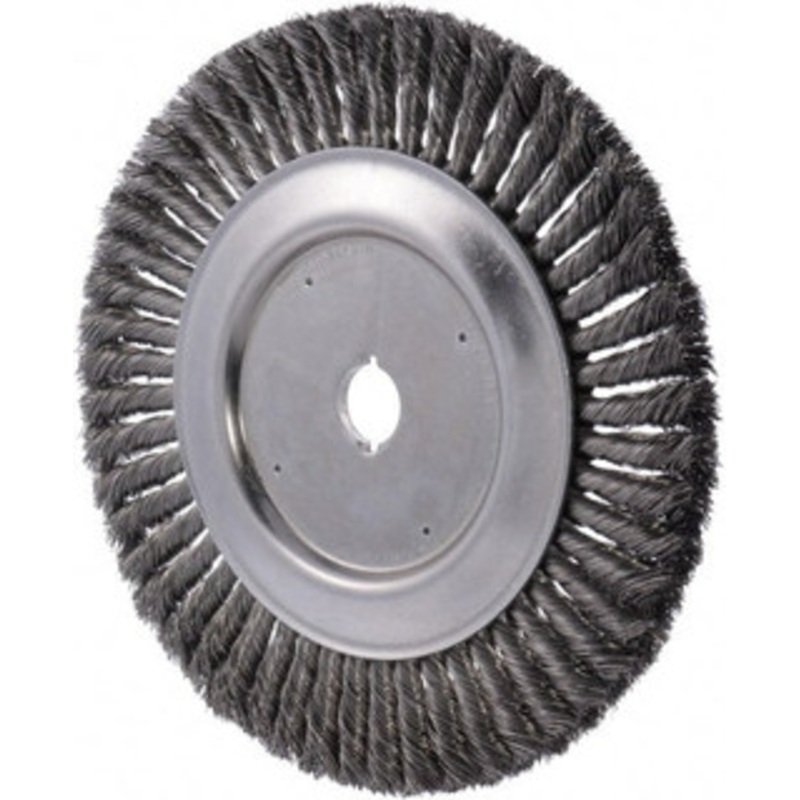 Weiler Abrasives 10 OD, 1 Arbor Hole, Knotted Wheel Brush 0.016 Filament Diam 08180-12 – 49730526