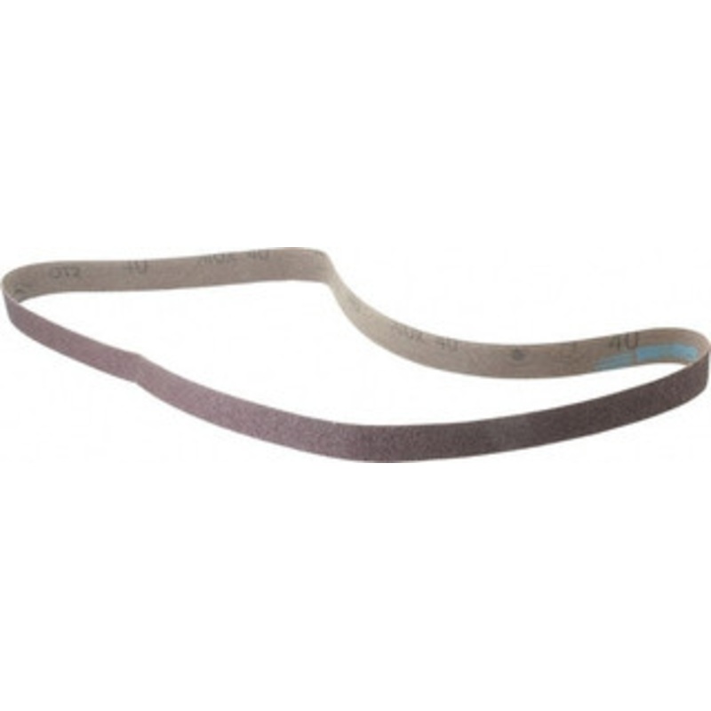 3M 1 Wide x 42 OAL, 40 Grit, Aluminum Oxide Abrasive Belt Aluminum Oxide, Coarse, Coated, X Weighted Cloth Backing, Series 341D 7010511144 – 73219222