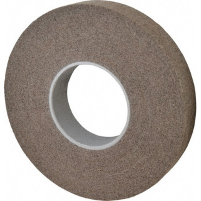 3M 12 Diam, 5 Center Hole, Very Fine Grade, Aluminum Oxide Deburring Wheel Convolute, Density 7 Hard, 3,000 RPM 7010328988 – 98340516