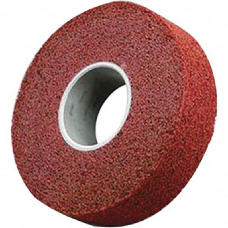 3M 8 Diam, 2 Face Width, 3 Center Hole, Coarse Grade, Aluminum Oxide Deburring Wheel Convolute, Medium Density 5 Grade, 4,500 RPM 7010366066 – 01261379