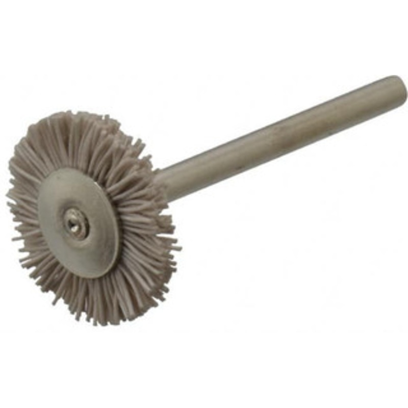 Osborn 3/4 OD, 1/8 Shank Diam, Nylon Wheel Brush 3/32 Face Width, 6,000 RPM 0007575200 – 00079616