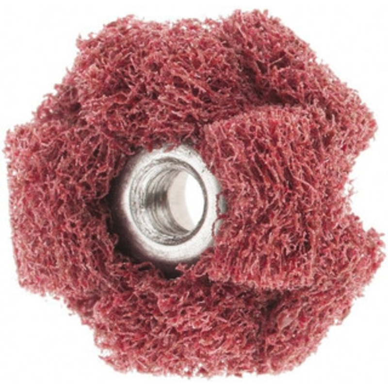 Standard Abrasives 3/4 Diam Very Fine 2 Ply Cross Buff 8-32 Threaded Hole 7000047134 – 89490338