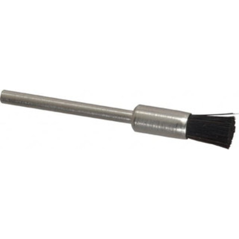 Weiler Abrasives 1/4 Diam Stiff Hair End Brush 3/8 Trim Length, 1/8 Shank Diam, 37,000 Max RPM 98452 – 75852459