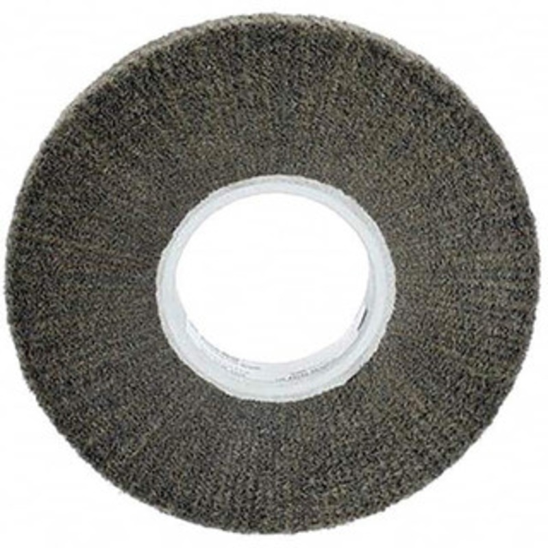 3M 8 x 1 Silicon Carbide Unmounted Flap Wheel Nonwoven, Very Fine Grade, 3 Center Hole, 3,200 Max RPM 7010364316 – 62001029