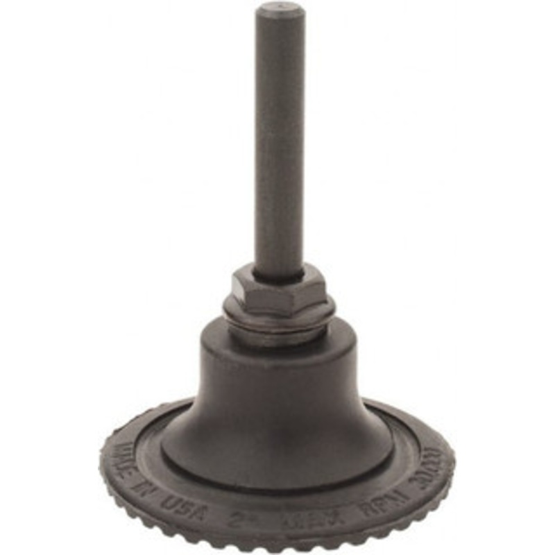 Made in USA 2 Diam Quick-Change Type R Disc Backing Pad 1/4 Shank Diam, Medium Density, 30,000 RPM 383106 – 91829655