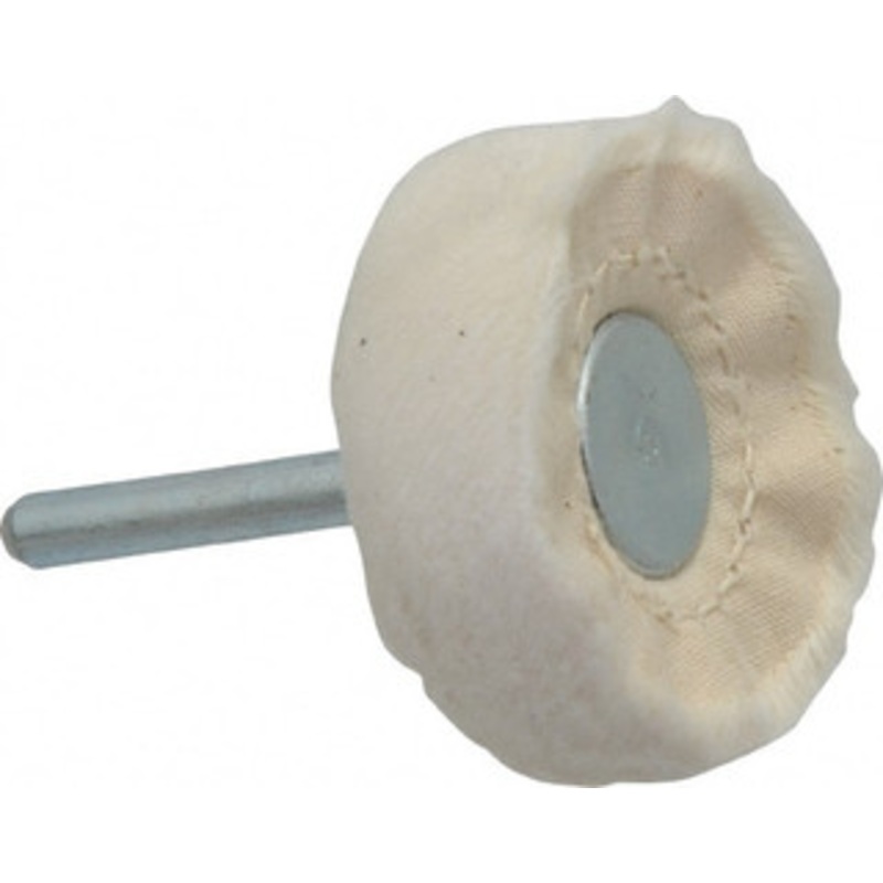 Made in USA 2 Diam x 3/4 Thick, Loose Sewn Mounted Buffing Wheel 50 Ply, 1/4 Shank Diam 515-7330 – 77750263