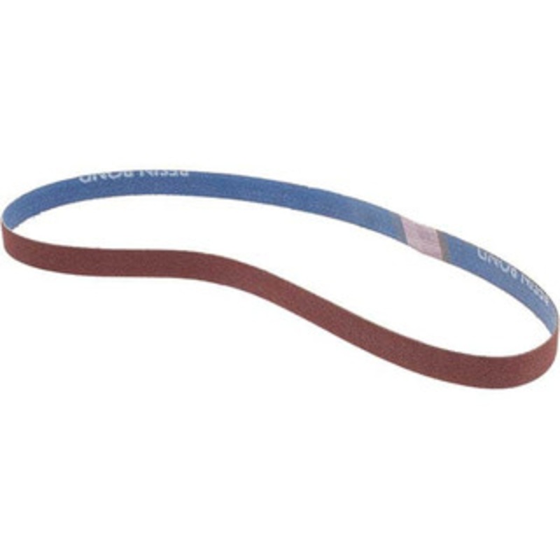 Norton 1/2 Wide x 24 OAL, 120 Grit, Ceramic Abrasive Belt Ceramic, Fine, Coated, Y Weighted Cloth Backing, Series R981 78072718710 – 05221122