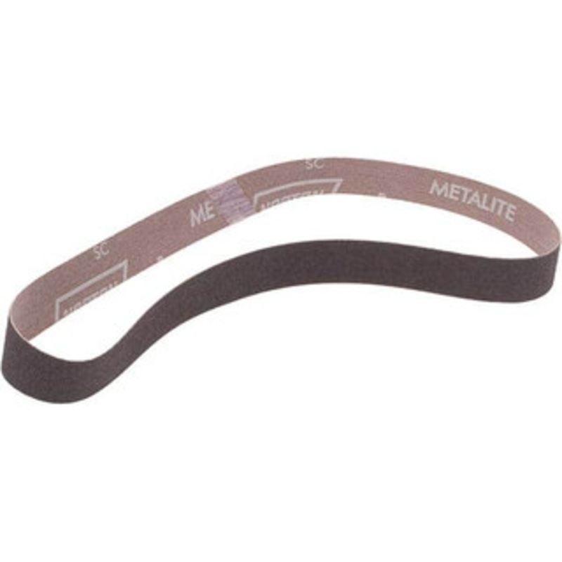 Norton 1 Wide x 30 OAL, 60 Grit, Aluminum Oxide Abrasive Belt Aluminum Oxide, Medium, Coated, X Weighted Cloth Backing, Series R283 78072727580 – 56552714
