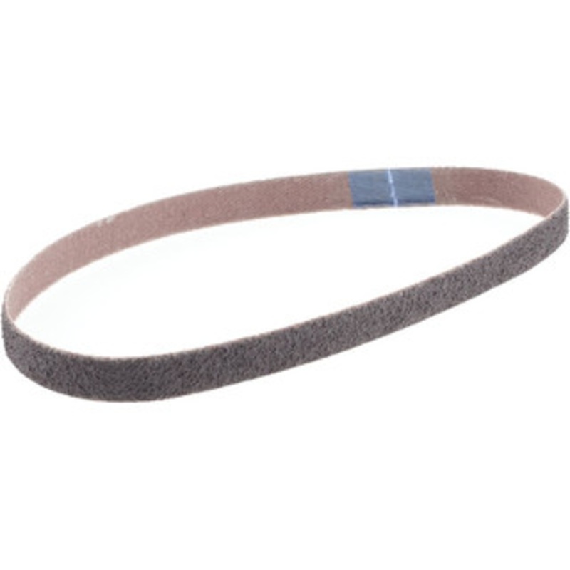 Norton 3/8 Wide x 13 OAL, 40 Grit, Aluminum Oxide Abrasive Belt Aluminum Oxide, Coarse, Coated, Series R228 78072789495 – 82176017