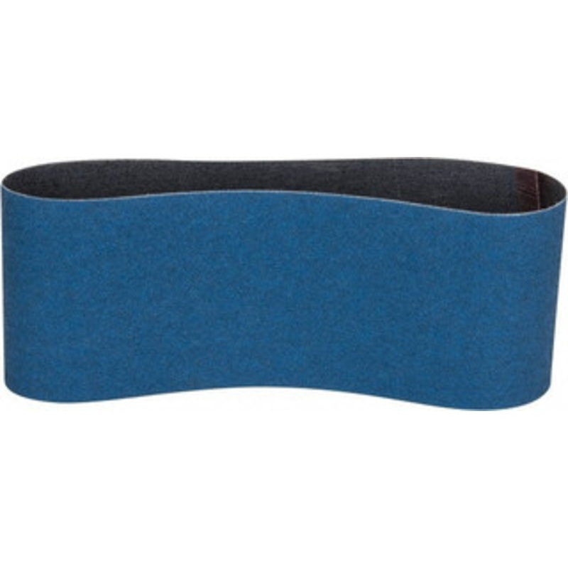 Norton 3 Wide x 18 OAL, 80 Grit, Zirconia Alumina Abrasive Belt Zirconia Alumina, Medium, Coated, Y Weighted Cloth Backing, Series 3X 07660749258 – 03061736