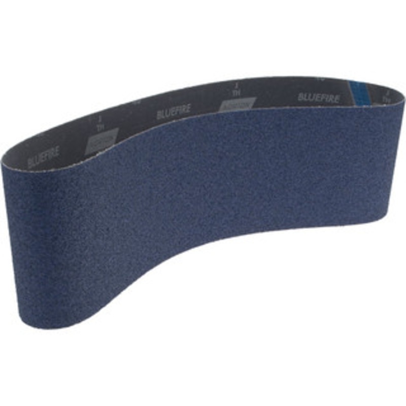 Norton 6 Wide x 48 OAL, 40 Grit, Zirconia Alumina Abrasive Belt Zirconia Alumina, Coarse, Coated, Y Weighted Cloth Backing, Dry, Series R821 78072727697 – 85129047
