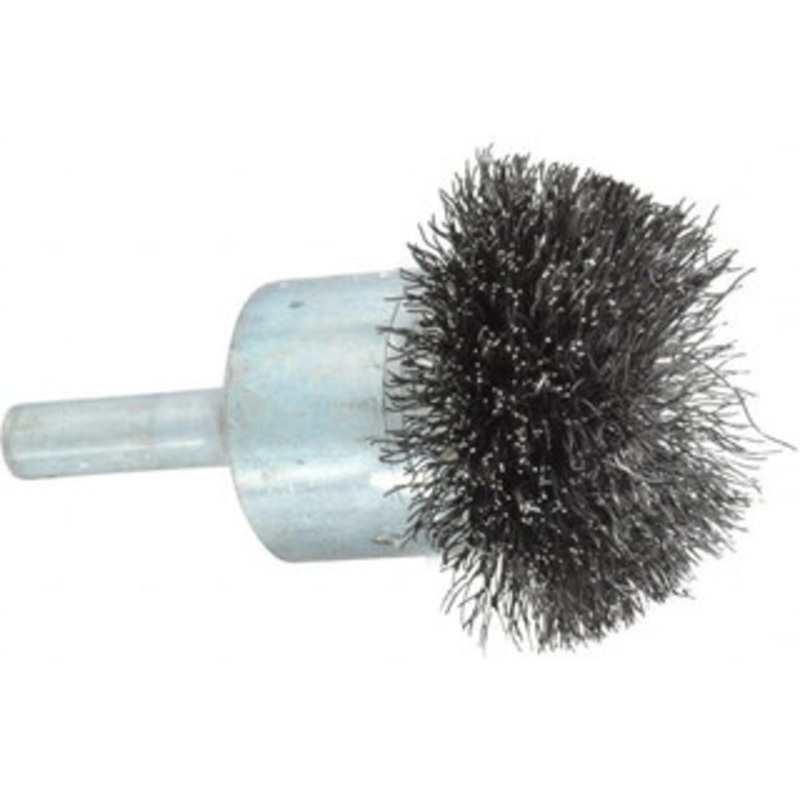 Osborn 1-1/2 Diam Steel Crimped End Brush 1/4 Shank Diam, 15,000 Max RPM 0003072400 – 00126433