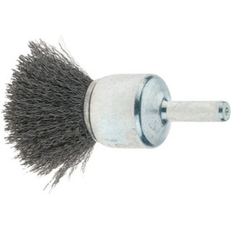 Tru-Maxx 3/4 Diam Steel Flared Crimped End Brush 7/8 Trim Length, 1/4 Shank Diam, 22,000 Max RPM 88509 – 32246274