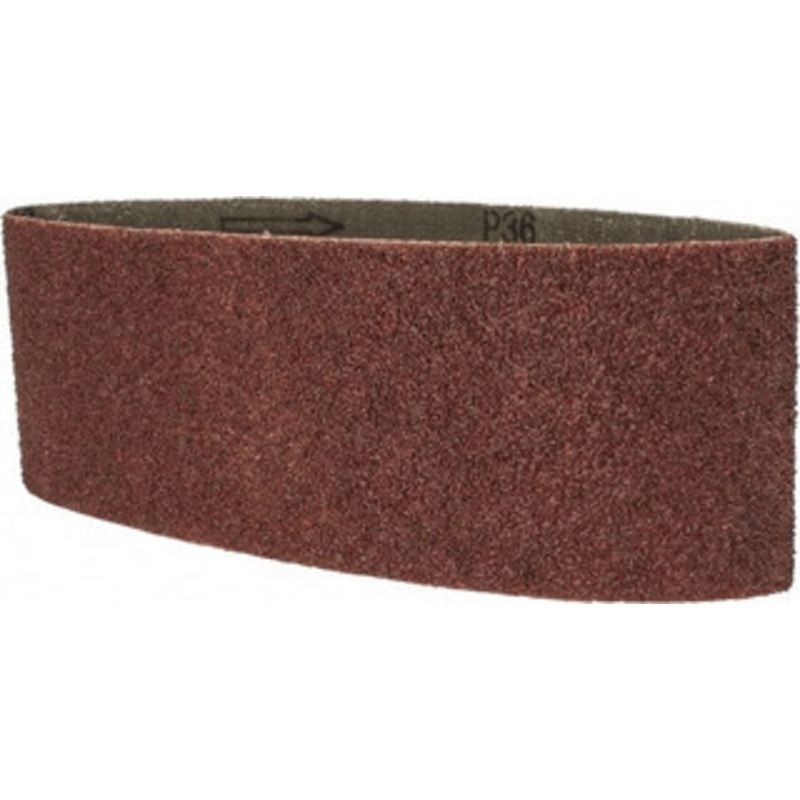 Tru-Maxx 3 Wide x 21 OAL, 36 Grit, Aluminum Oxide Abrasive Belt Aluminum Oxide, Very Coarse, Coated, X Weighted Cloth Backing 7209 – 00445726