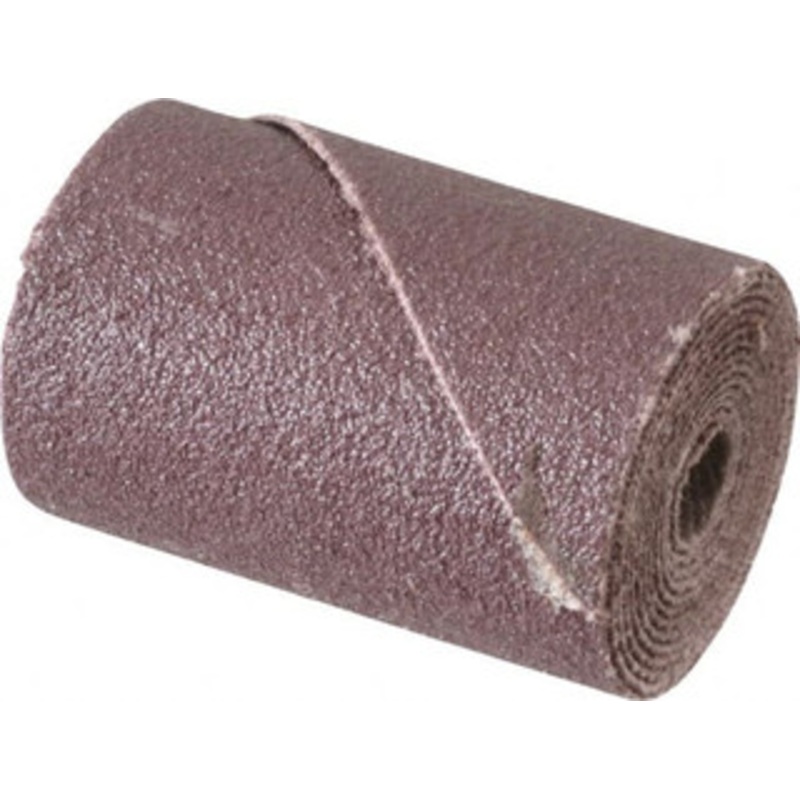 3M 1 Max Roll Diam x 1-1/2 OAL, 120 Grit Aluminum Oxide Straight Cartridge Roll 1/4 Pilot Hole Diam, Fine Grade, X Weighted Cloth Backing, 12,000 Max RPM 7010363870 – 66013111