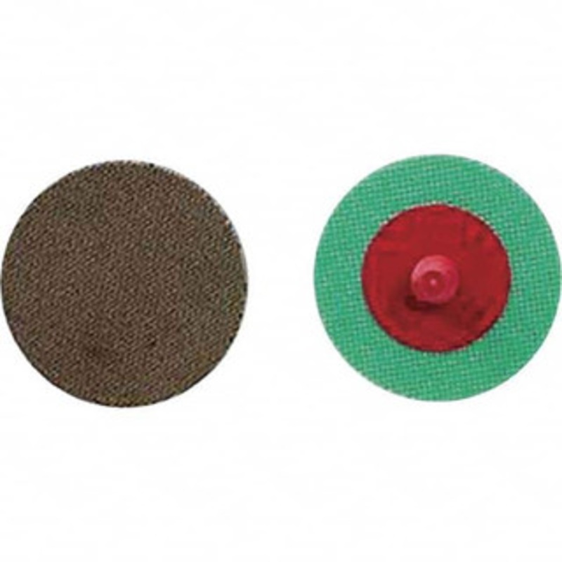 3M 2 200 Grit Diamond Quick Change Disc Type R Attachment, Very Fine Grade, Red, Coated, Polyester Backing, 25,000 RPM, Roloc TR Compatible 7010328308 – 00186858