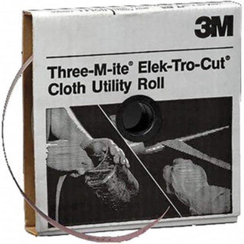 3M 2 x 50 Yd 80 Grit Aluminum Oxide Shop Roll Medium Grade, J Weighted Cloth Backing 7000118332 – 01653898