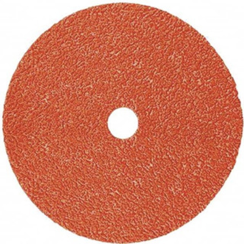 3M 4-1/2 Diam, 7/8 Hole, 60+ Grit Ceramic Fiber Disc 13,300 Max RPM, Series 787C 7100099287 – 32324360
