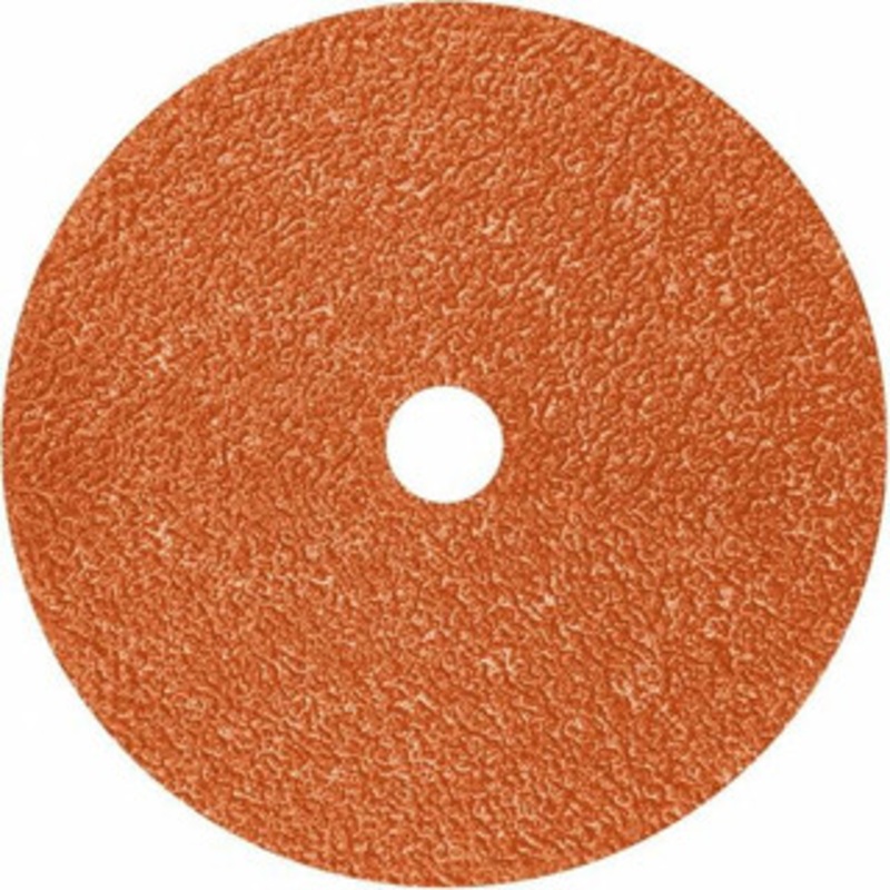 3M 7 Diam, 5/8-11 Hole, 80 Grit Ceramic Fiber Disc Medium, 8,600 Max RPM, Series 982C 7000119206 – 71369045