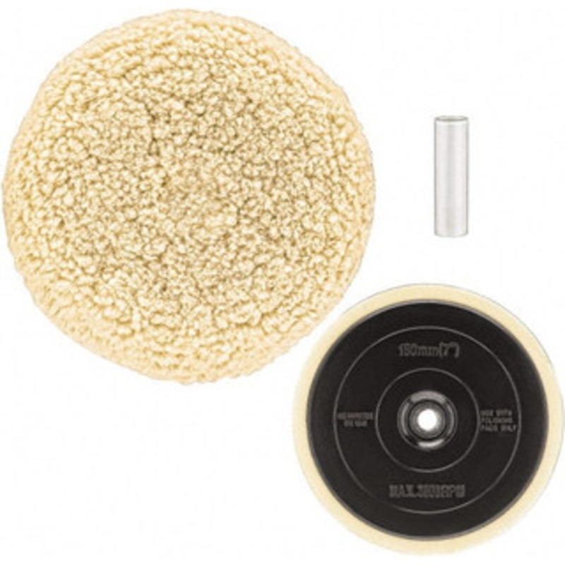 DeWALT 7 Diam Cotton Blend Buffing & Backing Pad Threaded Arbor Attachment DW4985CL – 42242578