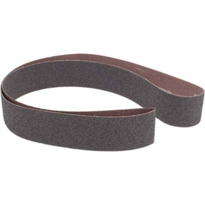 Norton 2 Wide x 60 OAL, 36 Grit, Aluminum Oxide Abrasive Belt Aluminum Oxide, Very Coarse, Coated, Series R228 78072701170 – 82062613