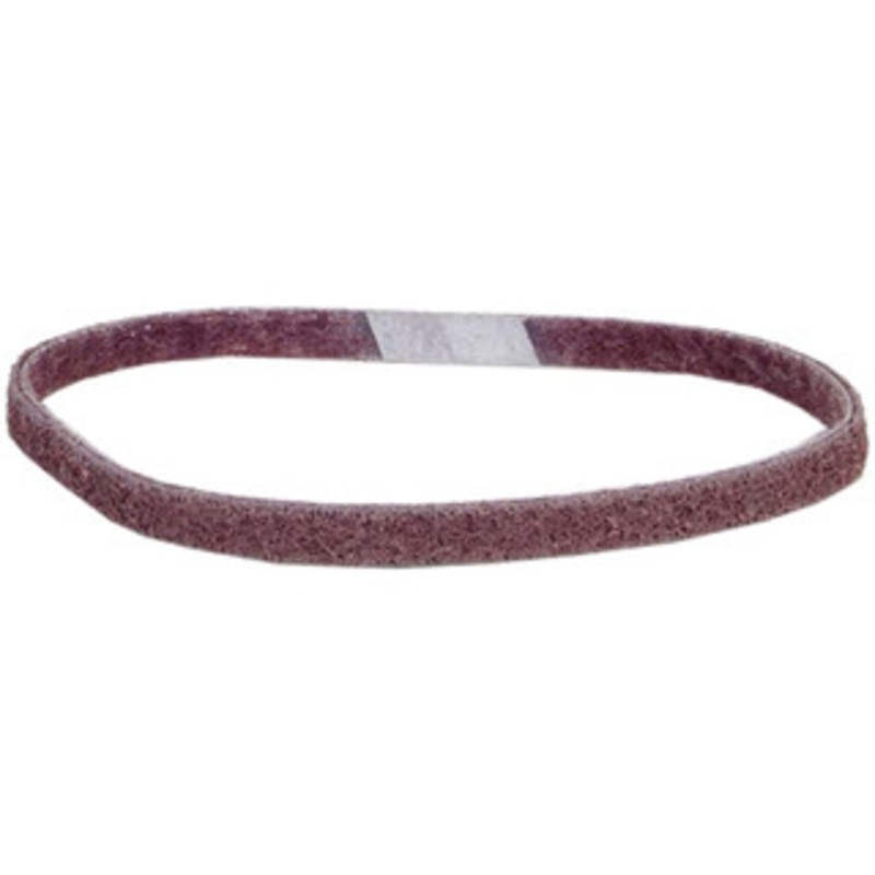 Norton 3/4 Wide x 18 OAL, 80 Grit, Aluminum Oxide Abrasive Belt Aluminum Oxide, Medium, Nonwoven, Wet/Dry 66261015808 – 54566773
