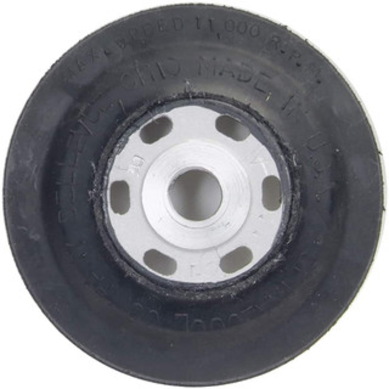 Norton 4-1/2 Diam Locking Nut Disc Backing Pad Medium Density, 11,000 RPM 63642504872 – 81130791