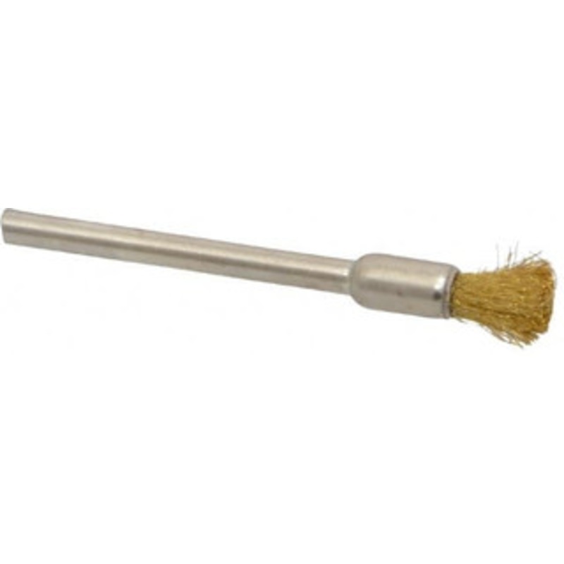 Osborn 3/16 Diam Brass End Brush 1/8 Shank Diam, 25,000 Max RPM 0007567500 – 00079855