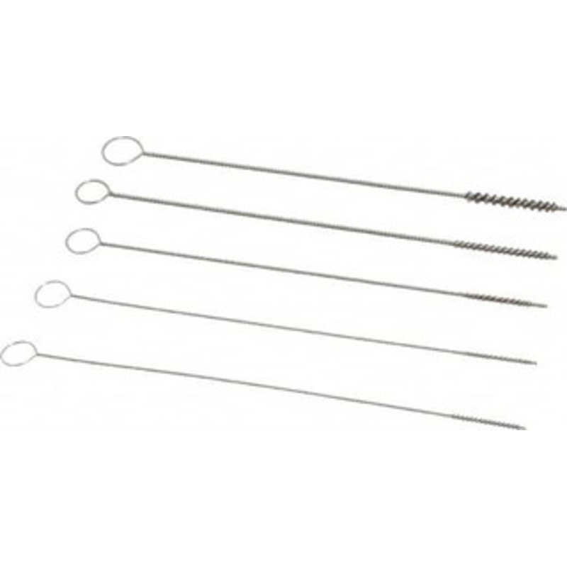 PRO-SOURCE 5 Piece Stainless Steel Hand Tube Brush Set 1/2 to 3/4 Brush Length, 4 OAL, 0.022 Shank Diam 08031 – 03716842