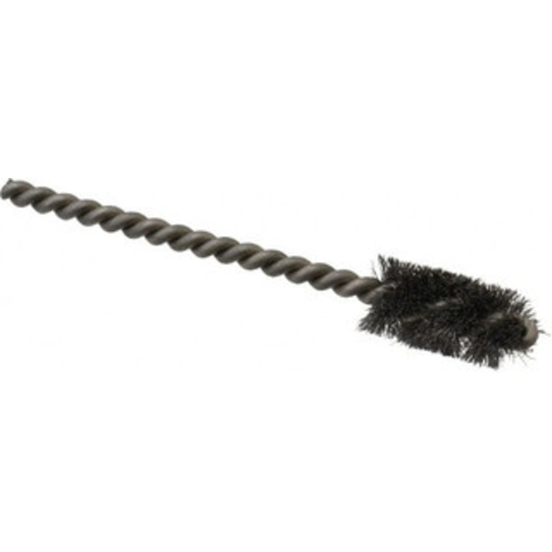 Weiler Abrasives 1/2 Diam Helical Steel Tube Brush 0.005 Filament Diam, 1 Brush Length, 3-1/2 OAL, 3/16 Diam Stainless Steel Shank 21074 – 75850479