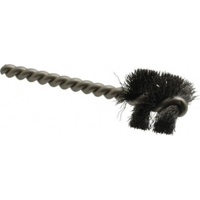 Weiler Abrasives 1 Diam Helical Steel Tube Brush 0.008 Filament Diam, 1 Brush Length, 3-1/2 OAL, 1/4 Diam Stainless Steel Shank 21078 – 75850511