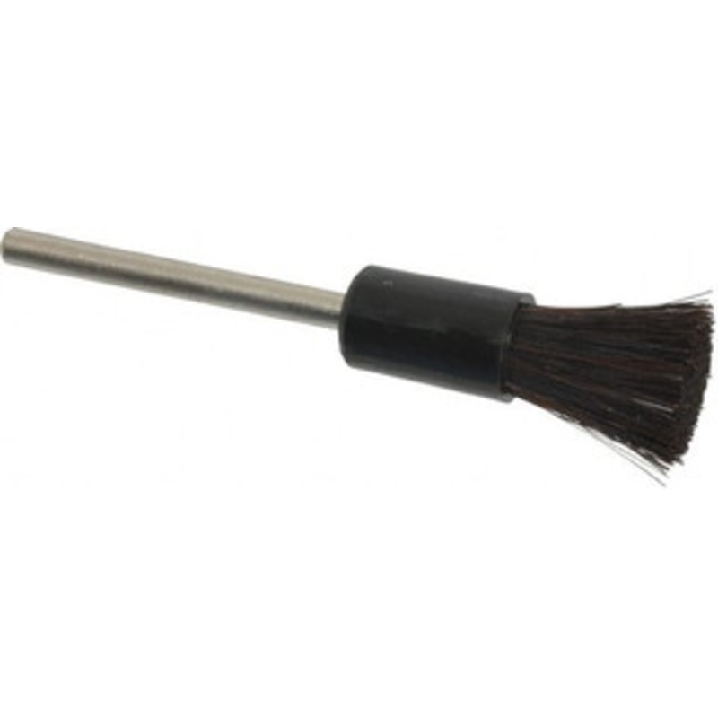 Weiler Abrasives 5/16 Diam Stiff Hair End Brush 9/16 Trim Length, 1/8 Shank Diam, 25,000 Max RPM 98456 – 75852509