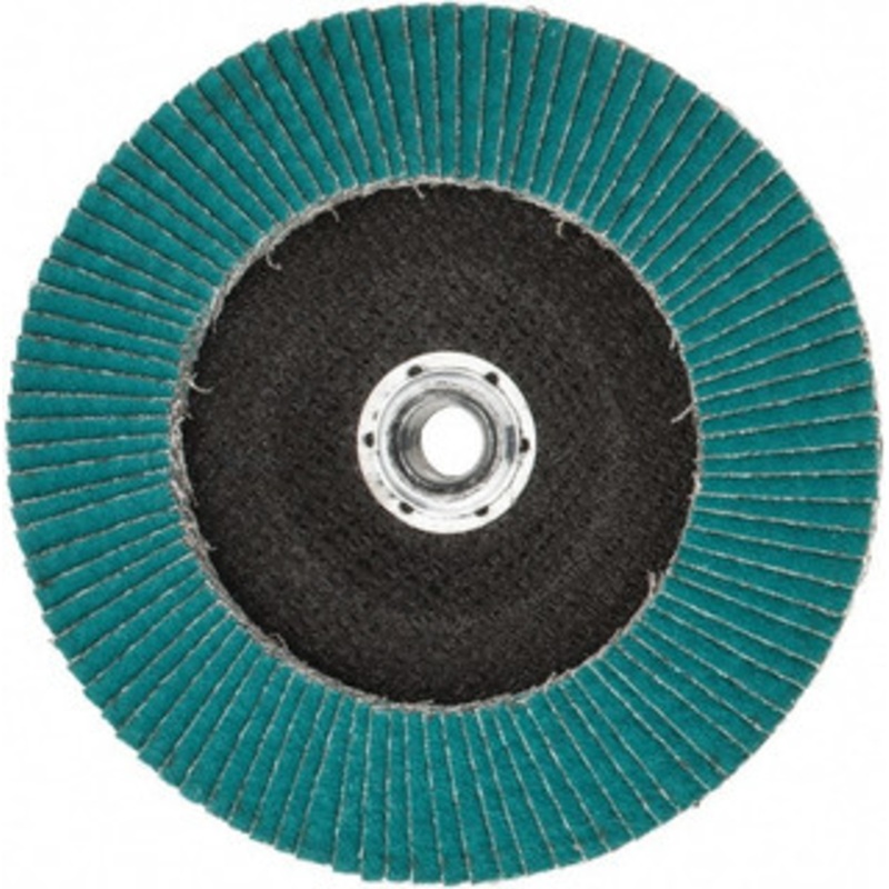 3M 7 40 Grit 5/8-11 Center Hole Type 29 Zirconia Alumina Flap Disc Coarse Grade, Coated, Arbor Attachment, Cloth Backing, 8,600 RPM 7010327328 – 71370118