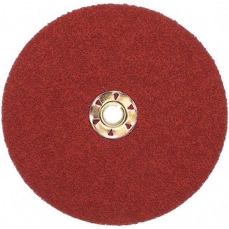 3M 7 Diam, 36 Grit Ceramic Fiber Disc Very Coarse, 8,600 Max RPM, Series 987C 7100112948 – 00884445