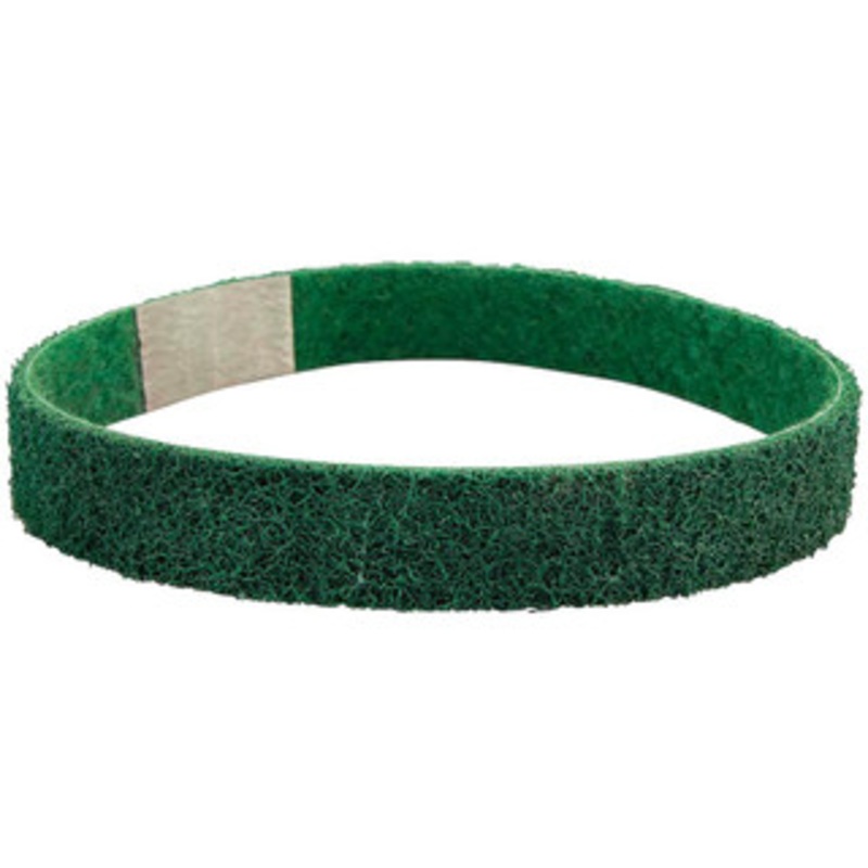 Norton 1 Wide x 18 OAL, Aluminum Oxide Abrasive Belt Aluminum Oxide, Fine, Nonwoven, Cloth Backing 66623333429 – 65398166