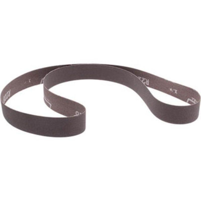 Norton 1 Wide x 42 OAL, 240 Grit, Aluminum Oxide Abrasive Belt Aluminum Oxide, Very Fine, Coated, X Weighted Cloth Backing, Series R228 78072720870 – 05964242
