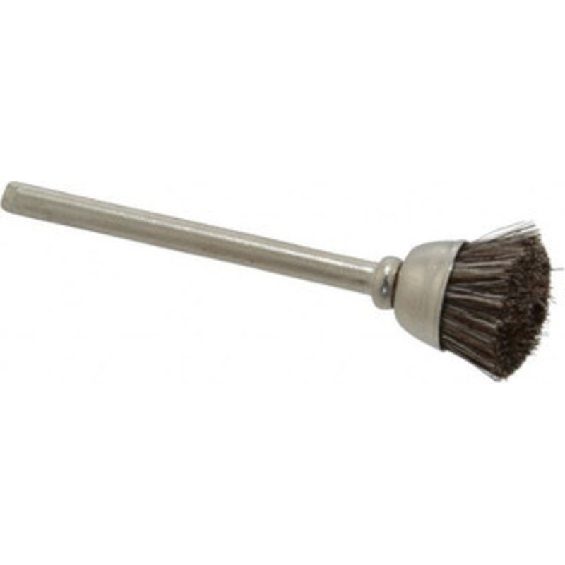 Osborn 9/16 Diam 1/8 Shank Cup Brush Straight Wire, 0.012 Wire Diam, 25,000 Max RPM 0007578200 – 00079764