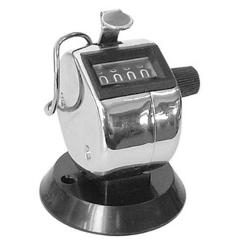 Precise Hand Held 4 Digit Counter on Steel Base – 3900-0204