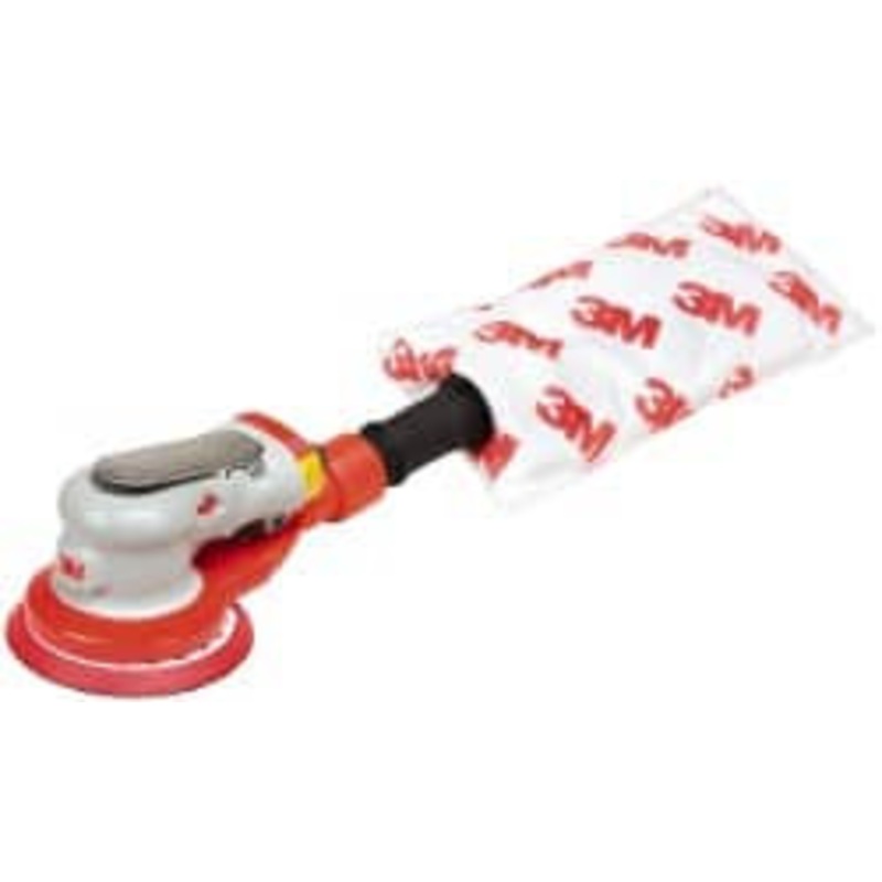 3M 10,000 OPM, 17 CFM Air Consumption, 90 psi Air Pressure, Palm Air Orbital Sander Round Pad, 7100046338 – 64398258