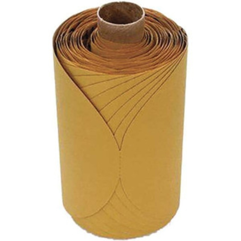 3M 5 Diam, 180 Grit Aluminum Oxide Adhesive PSA Disc Very Fine Grade, Gold, Polyester Backing, Flexible, Use with Random Orbital Sanders 7000119421 – 85267896
