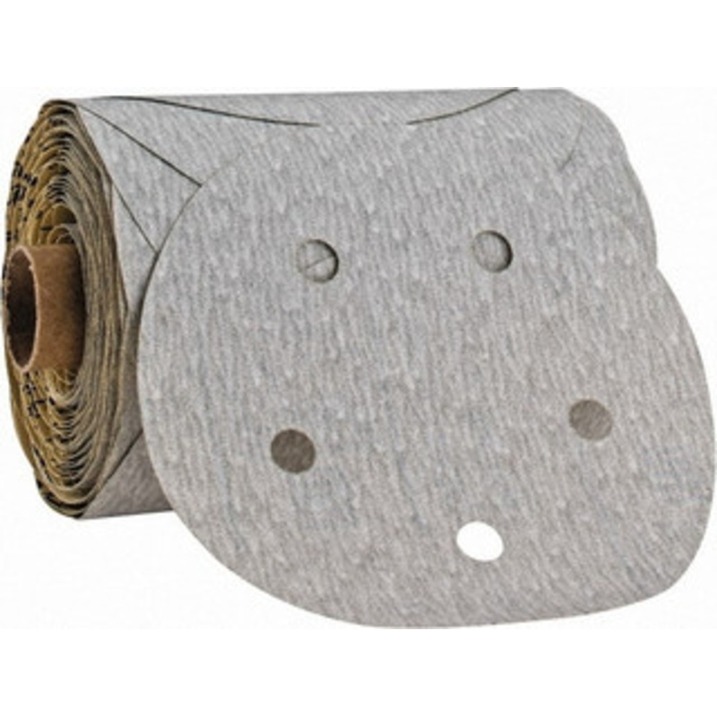 3M 5 Diam, 180 Grit Silicon Carbide Adhesive PSA Disc Very Fine Grade, Gray, A Weighted Backing, Flexible, Use with Random Orbital Sanders 7100026615 – 89470793