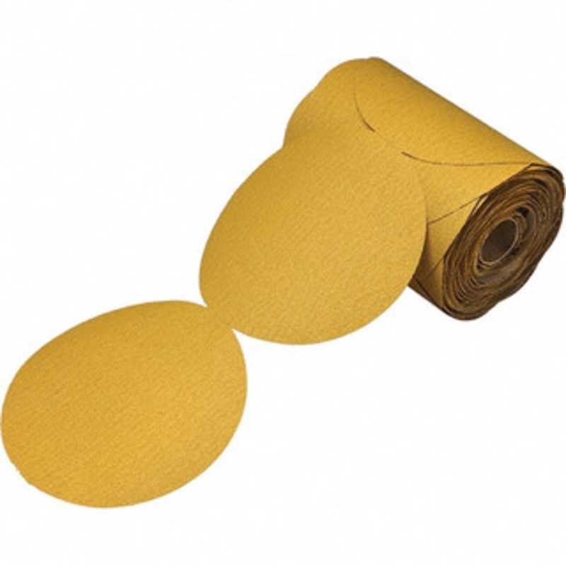 3M 5 Diam, 500 Grit Aluminum Oxide Adhesive PSA Disc Super Fine Grade, Natural, B Weighted Backing, Flexible 7010308367 – 52945953