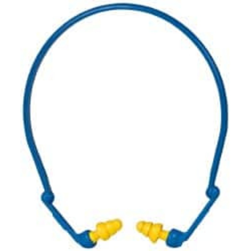 3M Reusable, Banded, 27 dB Earplugs Yellow, 1 Band, 1 Pair of Plugs 7000052747 – 00386136