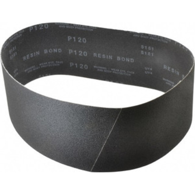Made in USA 4 Wide x 36 OAL, 120 Grit, Silicon Carbide Abrasive Belt Silicon Carbide, Fine, Coated, X/Y Weighted Cloth Backing, Wet/Dry, Series S181 801034-49319 – 63176820