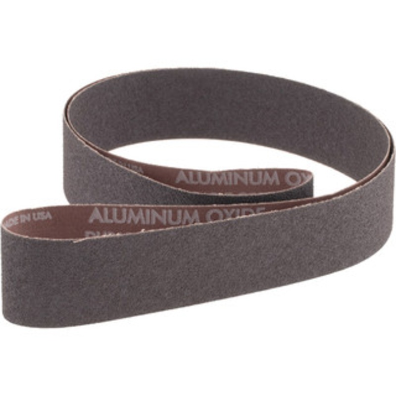 Norton 2 Wide x 60 OAL, 50 Grit, Aluminum Oxide Abrasive Belt Aluminum Oxide, Coarse, Coated, Series R228 78072762537 – 88902978