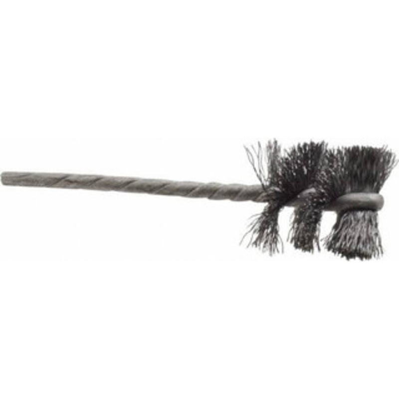 Osborn 7/8 Diam Helical Steel Tube Brush 0.008 Filament Diam, 1 Brush Length, 3-1/2 OAL, 1/8 Diam Shank 0003606300 – 03262276