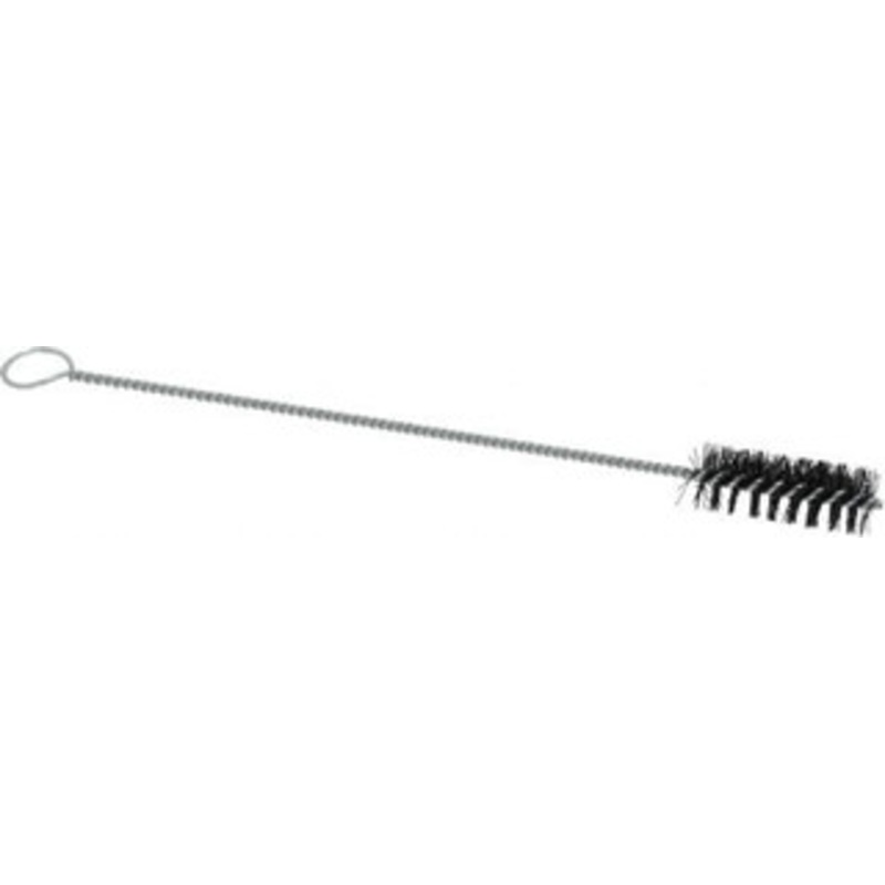 PRO-SOURCE 1-1/2 Long x 1/2 Diam Nylon Bristle Brush Single Spiral, 7-1/2 OAL, 0.01 Filament Diam, 0.096 Shank Diam 06700 – 03716982