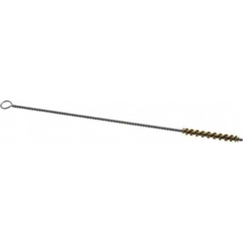 PRO-SOURCE 1-1/2 Long x 3/16 Diam Brass Twisted Wire Bristle Brush Single Spiral, 7 OAL, 0.003 Wire Diam, 0.085 Shank Diam 05012 – 03716206