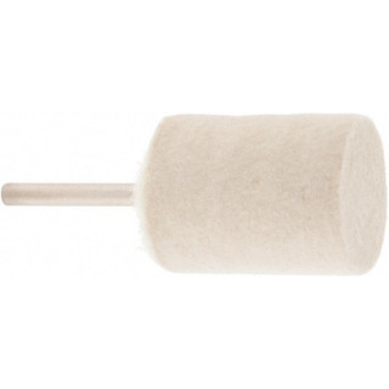 Value Collection 3/4 Diam 1/8 Shank Diam Medium Density Cylinder Shaped Mounted Bob 1 Head Length, 2 Shank Length, Wool Felt 516126 – 91067793