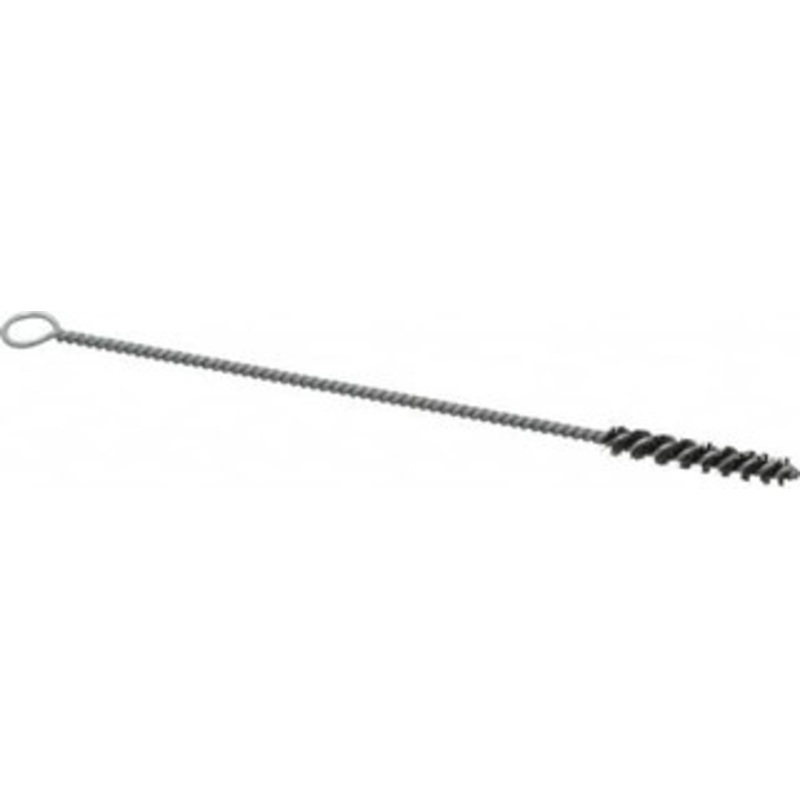Weiler Abrasives 1-1/2 Long x 1/4 Diam Steel Hand Tube Brush Single Spiral, 7 OAL, 0.006 Wire Diam, 3/32 Shank Diam 21161 – 75851154